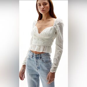 FREE PEOPLE - Chloe Long Sleeve Top - Size - Medium